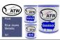 Preview: Ford, Blue Jeans Metallic, N1: 1L Lackdose + 1L Klarlack + 500ml Härter - Set, von ATW Autoteile West.